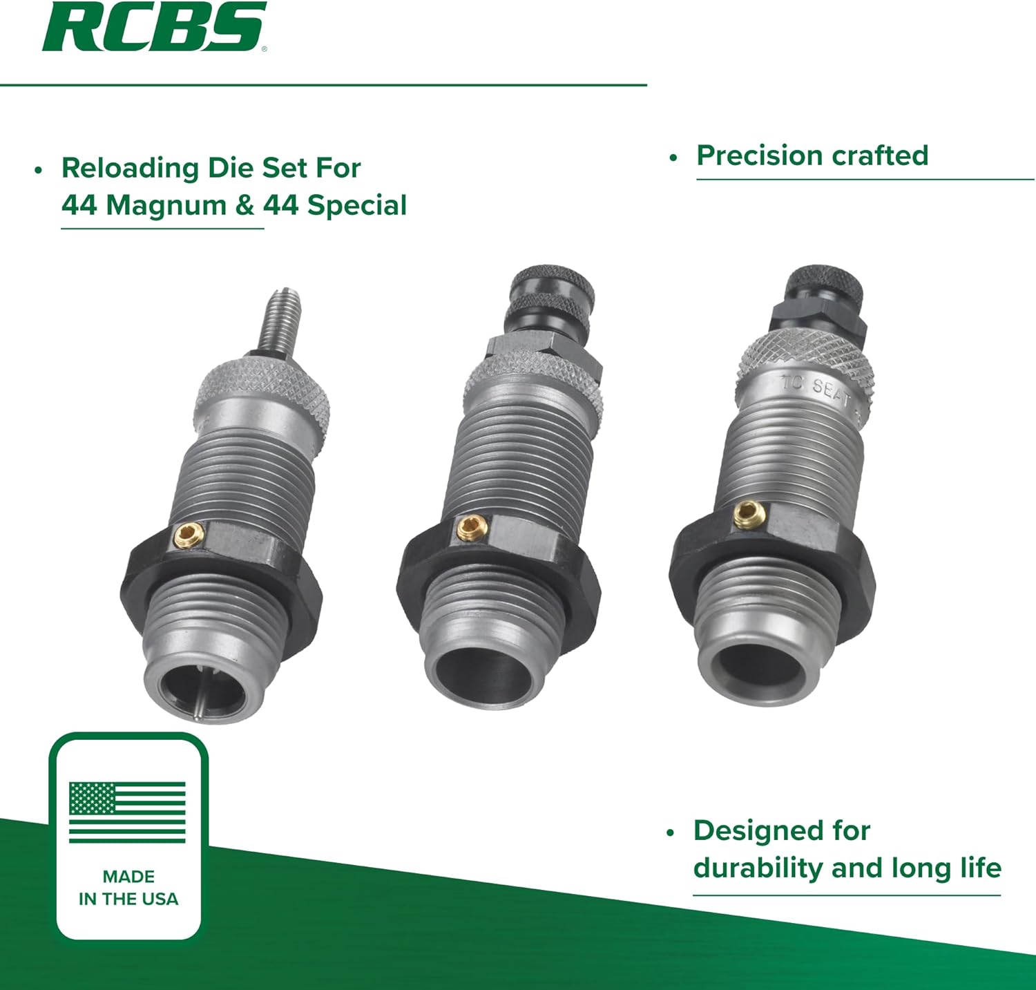 RCBS 3 Die Set .44 Mag/.44 Special