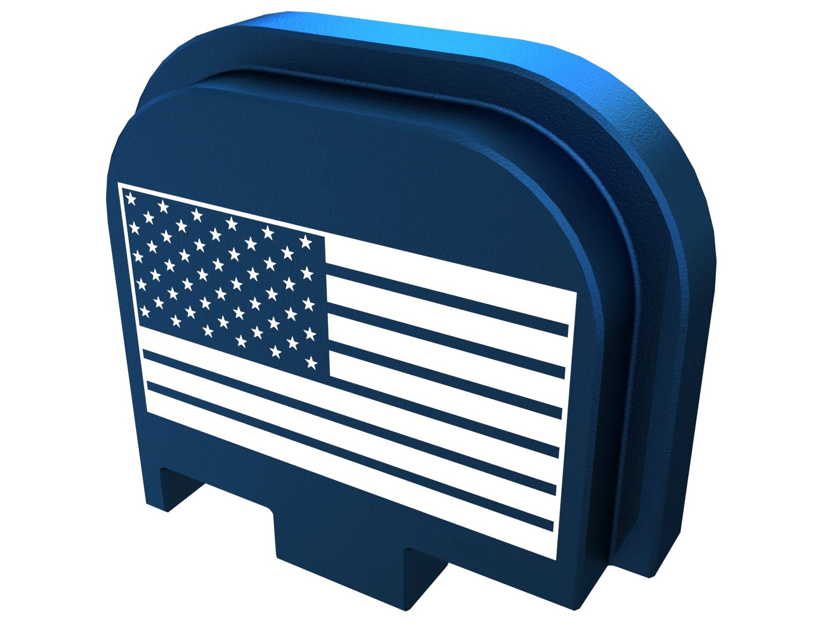 Rowe Tactical Rear Slide Cover Plate for Glock - Blue American Flag - for Glock 43-43x-48