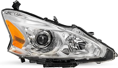 JSBOYAT Conjunto de faros delanteros de repuesto de halógeno para Nissan Altima 2013 2014 2015 de 4 puertas Sedán, proyector, lado del conductor