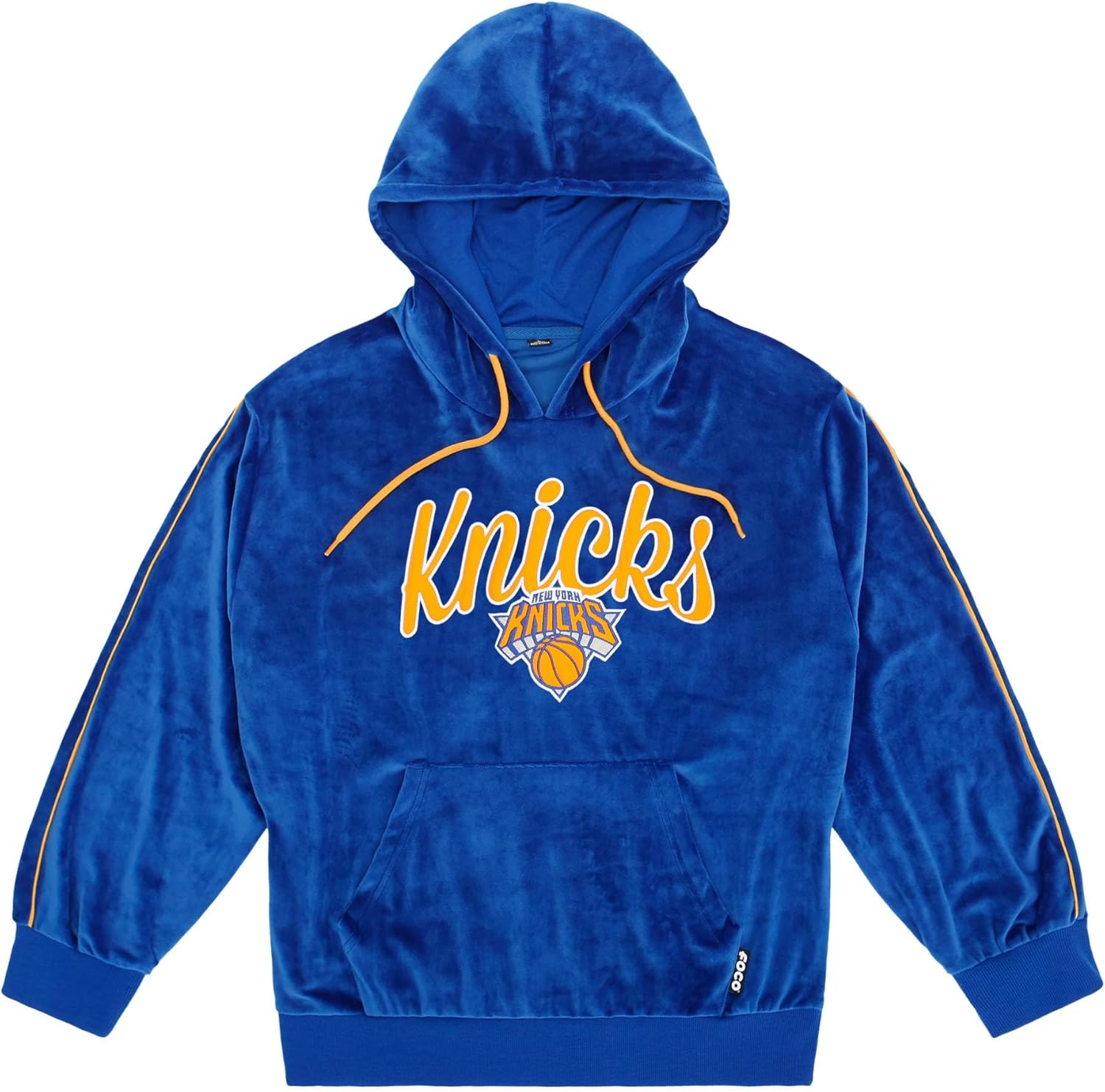 FOCO NBA womens Nba Team Logo Fashion Velour Hooded Sweatshirt - Image 5