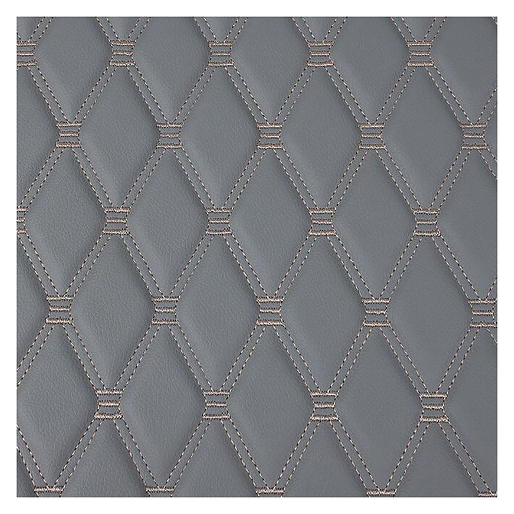 Tela de cuero artificial Cuero sintético para coche Barco Ropa Confección Tapicería vinilo Material(Gray,1.6X6m)