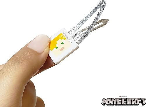 Miniatura 4 de LUV HER Minecraft Girls BFF - Joyero de juguete de 6 piezas con 2 anillos, 2 pulseras de cuentas y pinzas para el cabello a presión a partir de 3