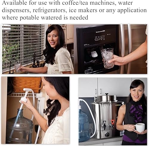 Miniatura 2 de Sistema automático de bomba dispensador de agua para botellas, 110 V, 40 psi, 1 GPM para el hogar/oficina, cocina, refrigerador, cafetera, máquina