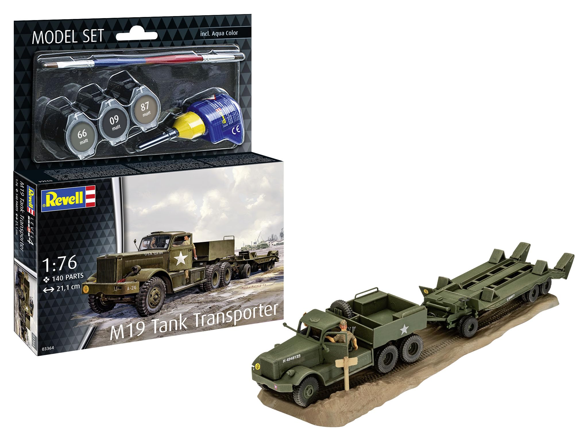 Modèle 3D WWII USA – M19 Tank Transporter Hollow, échelles 1/48 à 1/72