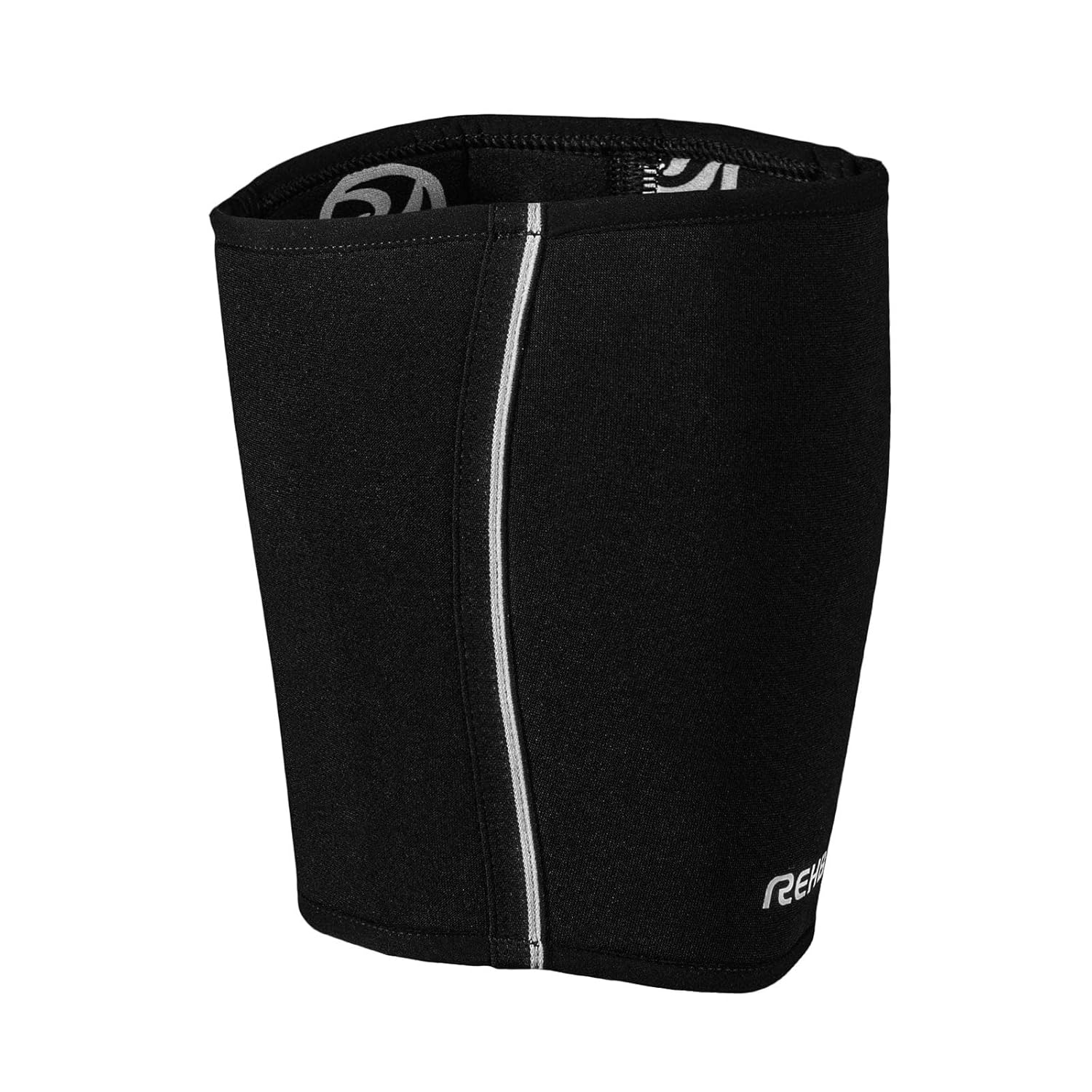 Rehband Thigh Compression Support, 3mm Neoprene Thigh Support Sleeve, 1x Stabilizing Thigh Brace, Stabilizes Muscles and protects against Strains, Colour:Black, Size:X-Small