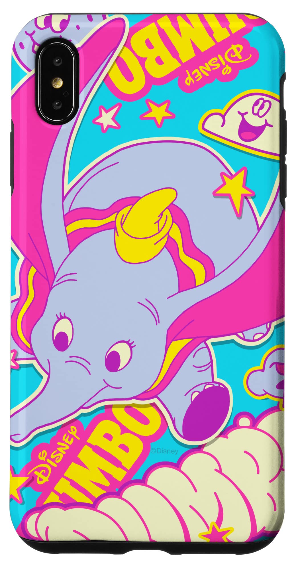 Coque Dumbo iPhone XS Max turquoise évite les rayures au quotidien