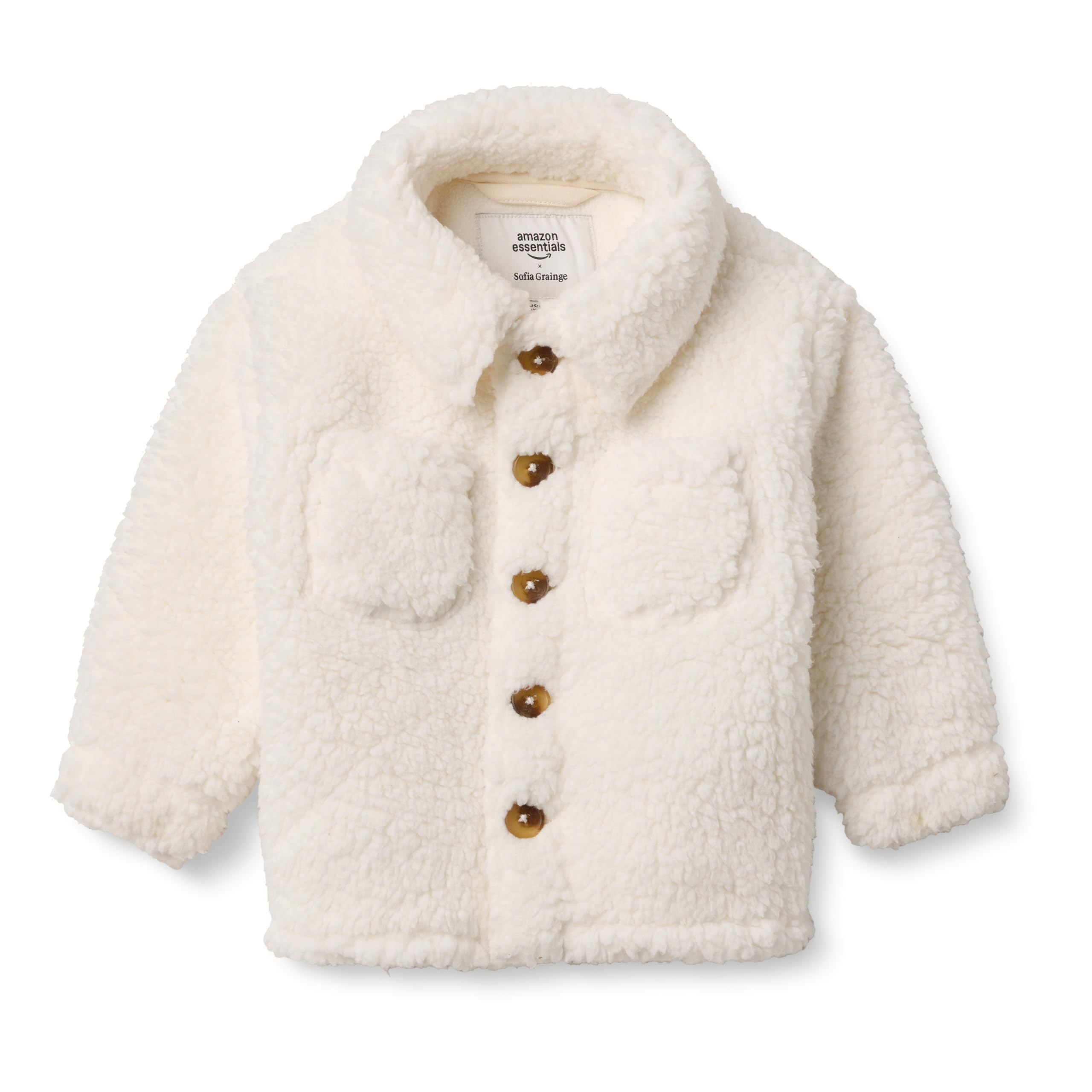 Veste Surchemise Sherpa Bébé Et Enfant – Collaboration Essentials X Sofia Grainge - 7