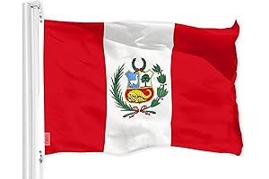 G128 Peru Peruvian Flag - Vibrantly Patriotic Symbol of Pride