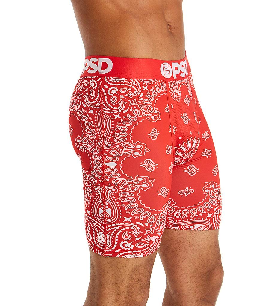 Men's Brief Underwear Bottom (Red/Red Bandana