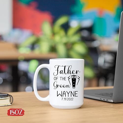 Vista 26 de Regalo personalizado para hermana del novio, taza de hermana del novio, taza de boda personalizada para hermana del novio, regalo de boda para Taza