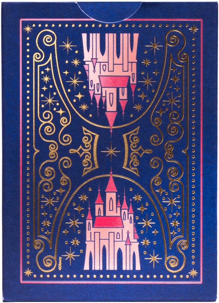MJM Bicycle Disney Princess Playing Cards, Navy, 53 Cards, All Ages
