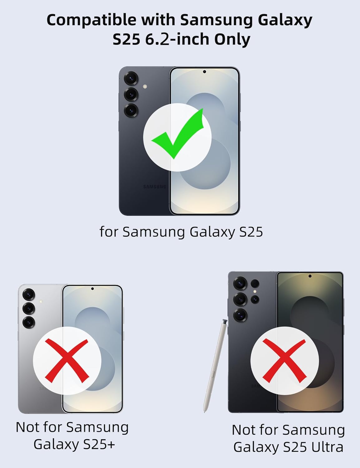 COOYA Wallet Case for Samsung Galaxy S25 6.2'' Navy, 3-5 Credit Cards Holder, Slot Flip Cover Back Pocket, Dual Layer Protective Hard Shell+Soft TPU Rubber Inner, Bumper Armor, Non-Slip, Men Women - Image 7