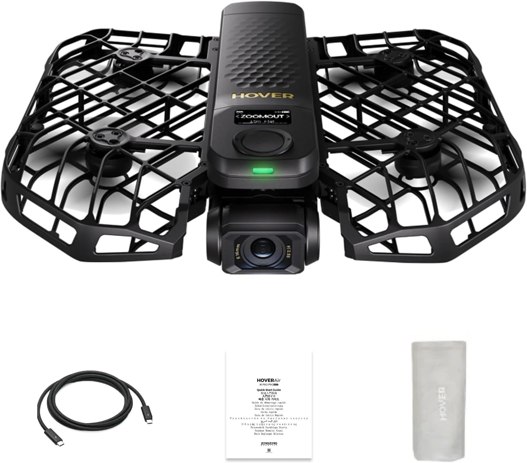 HOVERAir X1 PROMAX Standard, 8K Action Flying Camera, Foldable Follow Drone | 42 KM/H Follow Speed, 10+ Fully Automatic Flight Modes, Fly Anywhere with OmniTerrain, SmoothCapture 2.0