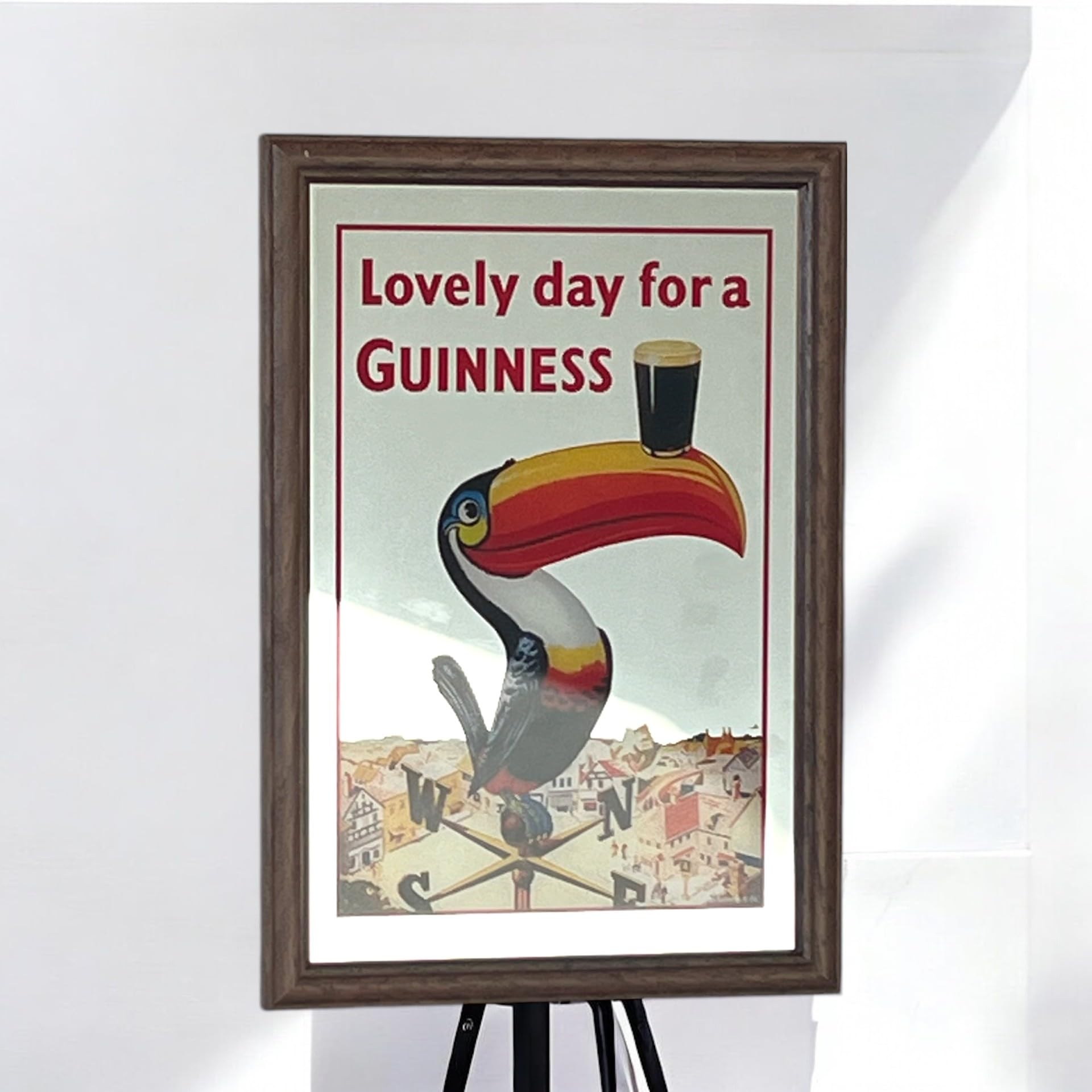 Laurie's Pub and Bar Accessories Guinness Toucan Large Mirror