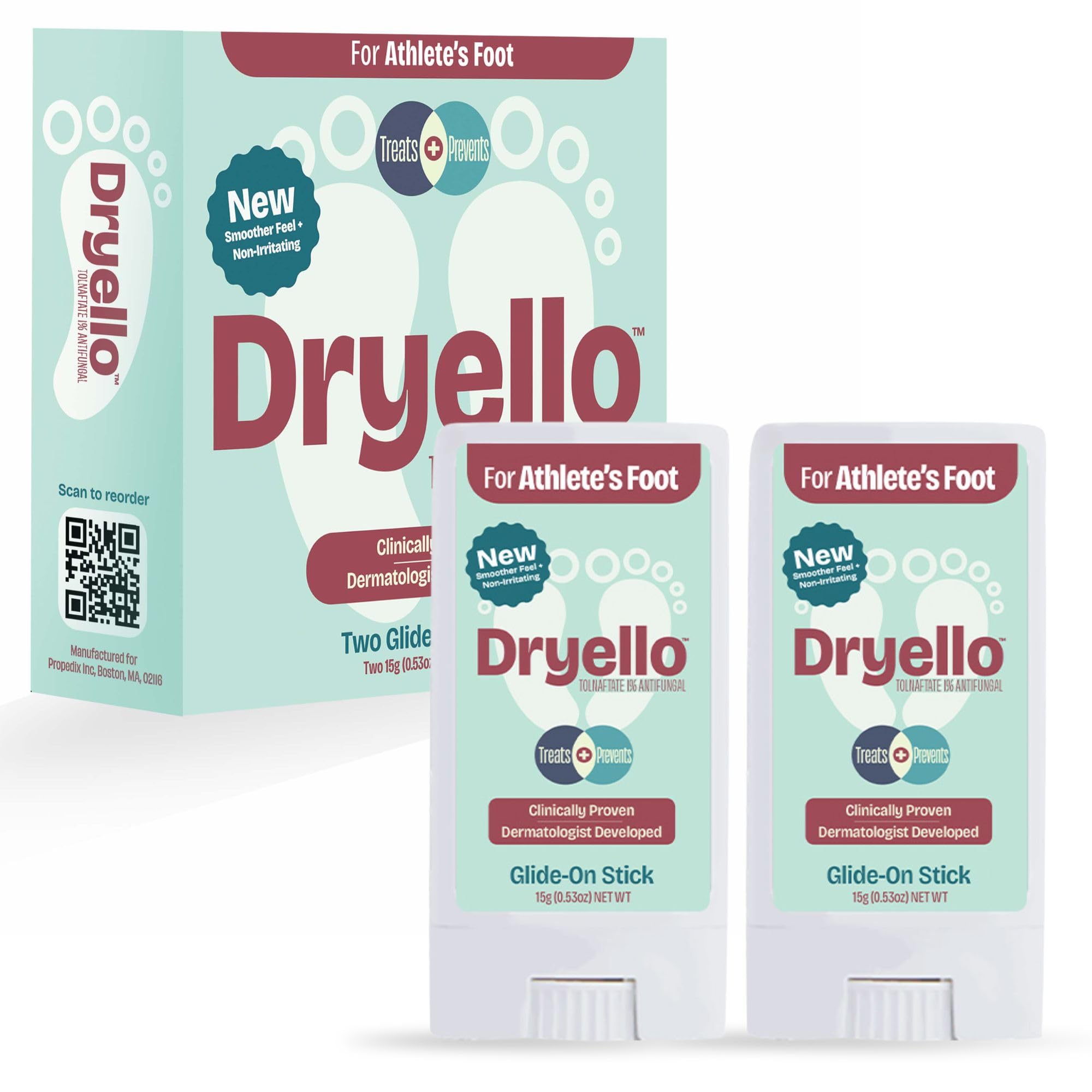 Dryello® Antifungal Athlete's Foot Treatment, Tolnaftate 1%, Original, 2 Ct — Amazon image 10