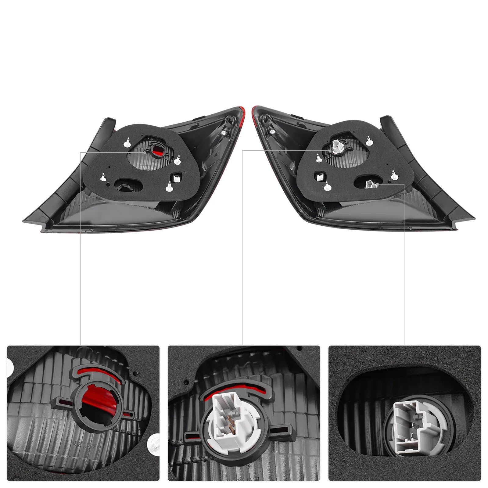 Lampada Fanale Posteriore Coppia fanali posteriori per 2013 2014 2015 per Honda per Civic per berlina sinistra destra posteriore lampade OEM 33550TR0A51