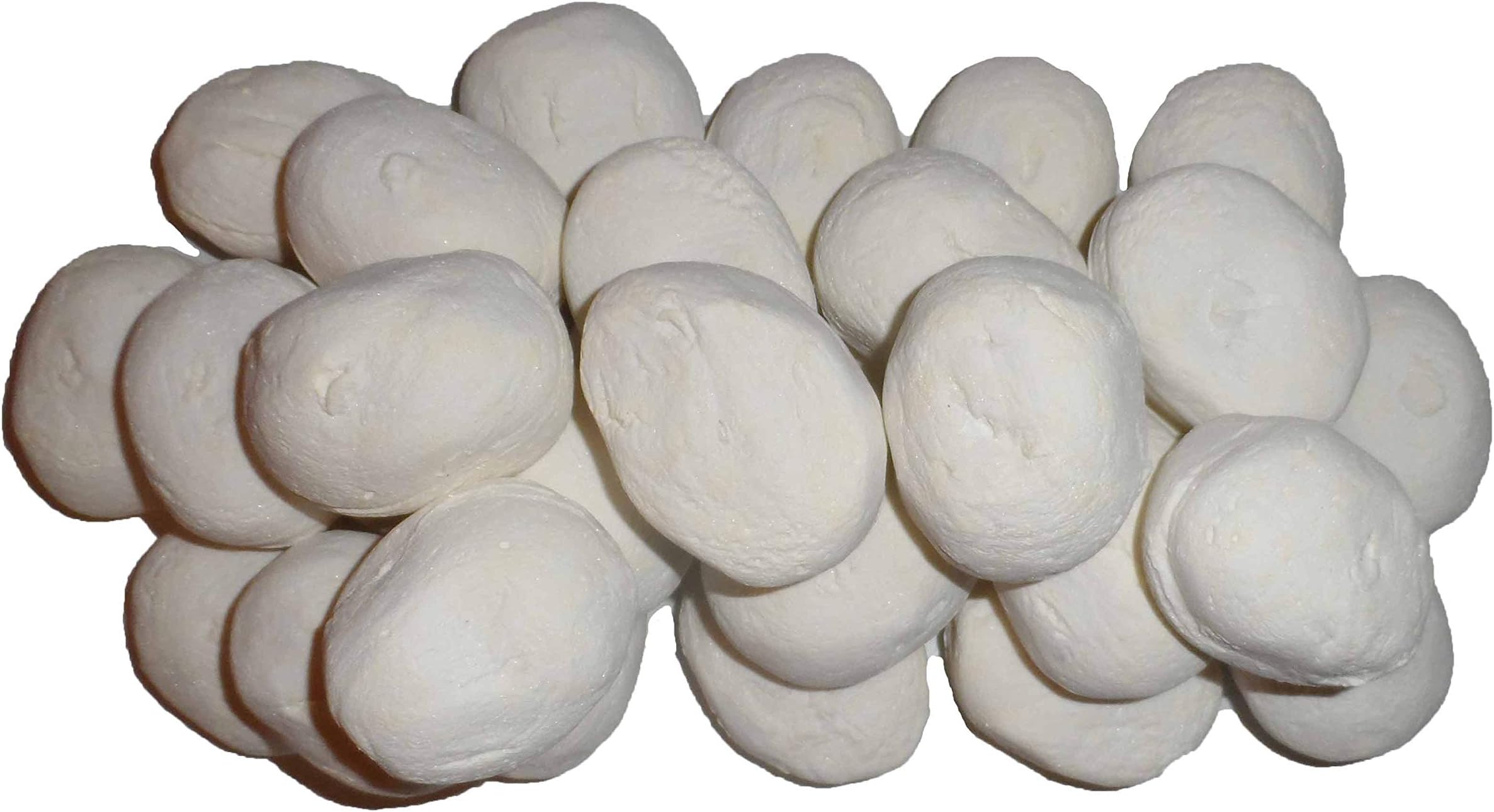 Gas fire Replacement Pebbles 4 Coal fire Realistic 10 WHITE COLOUR PEBBLES IN COALS 4 U BRANDED PACKING
