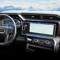 Vista 39 de Protector de pantalla para Acadia (Elevation/AT4/Denali) 2024-2025 de 15 pulgadas, pantalla táctil de vidrio templado antirreflejo, 1 panel nano