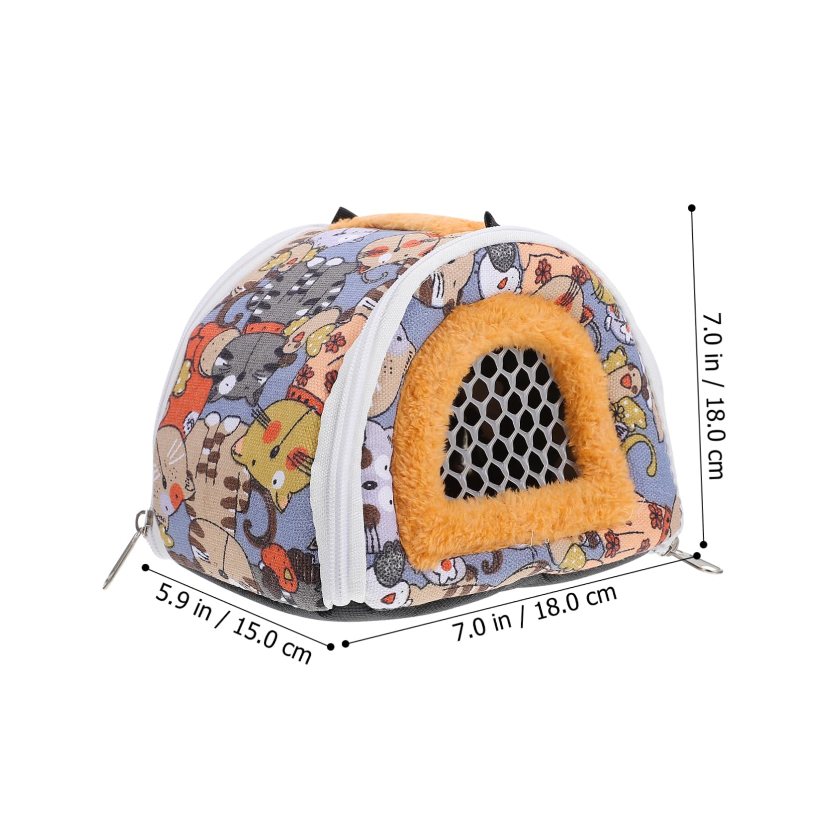 POPETPOP 1Pc Pet Carrier Bag Portable Hamster Guinea Pig Travel Pouch for Outdoor Adventures Breathable Design Durable Material for Sightseeing Camping