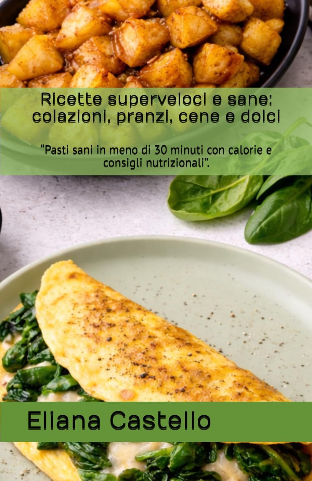 Ricette superveloci e sane: colazioni, pranzi, cene e dolci: “Pasti sani in meno di 30 minuti con calorie e consigli nutrizionali”.