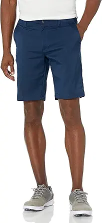 PGA TOUR Men's Flat Front Golf Shorts with Active Waistband (Size 30-44 Big & Tall)
