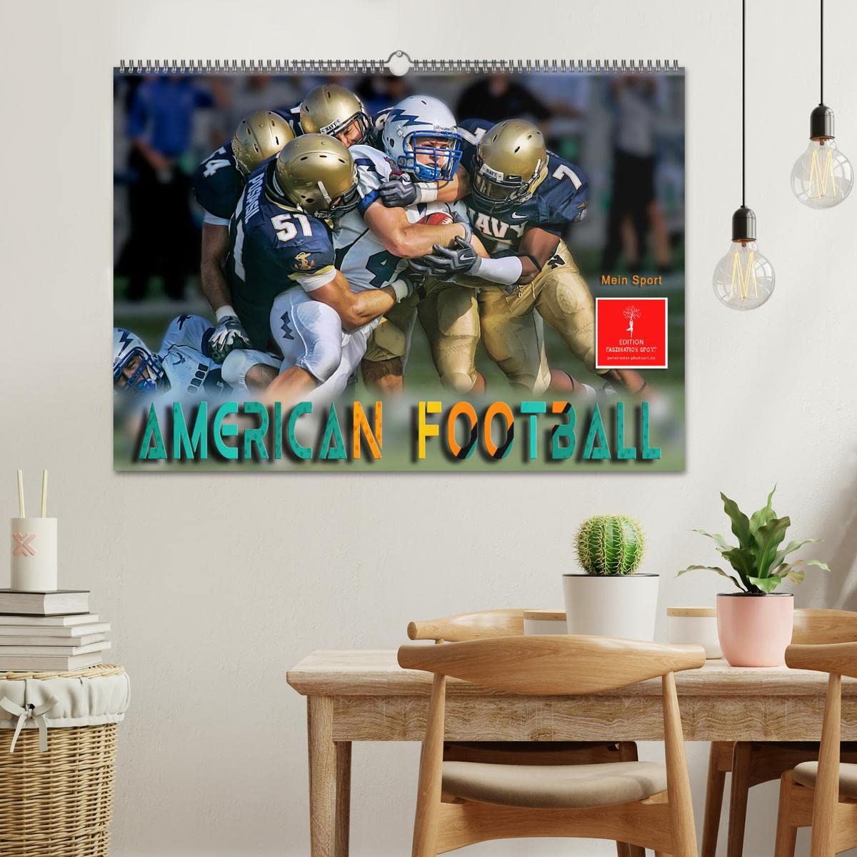 American Football - mein Sport (Wandkalender 2026 DIN A2 quer), CALVENDO Monatskalender: American Football, faszinierender Teamsport. (CALVENDO Sport)