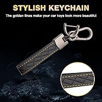 Vista 8 de Xotic Tech - Funda protectora de TPU con 3 botones de protección completa para llave sin llave, control remoto, con llavero compatible con Audi A3