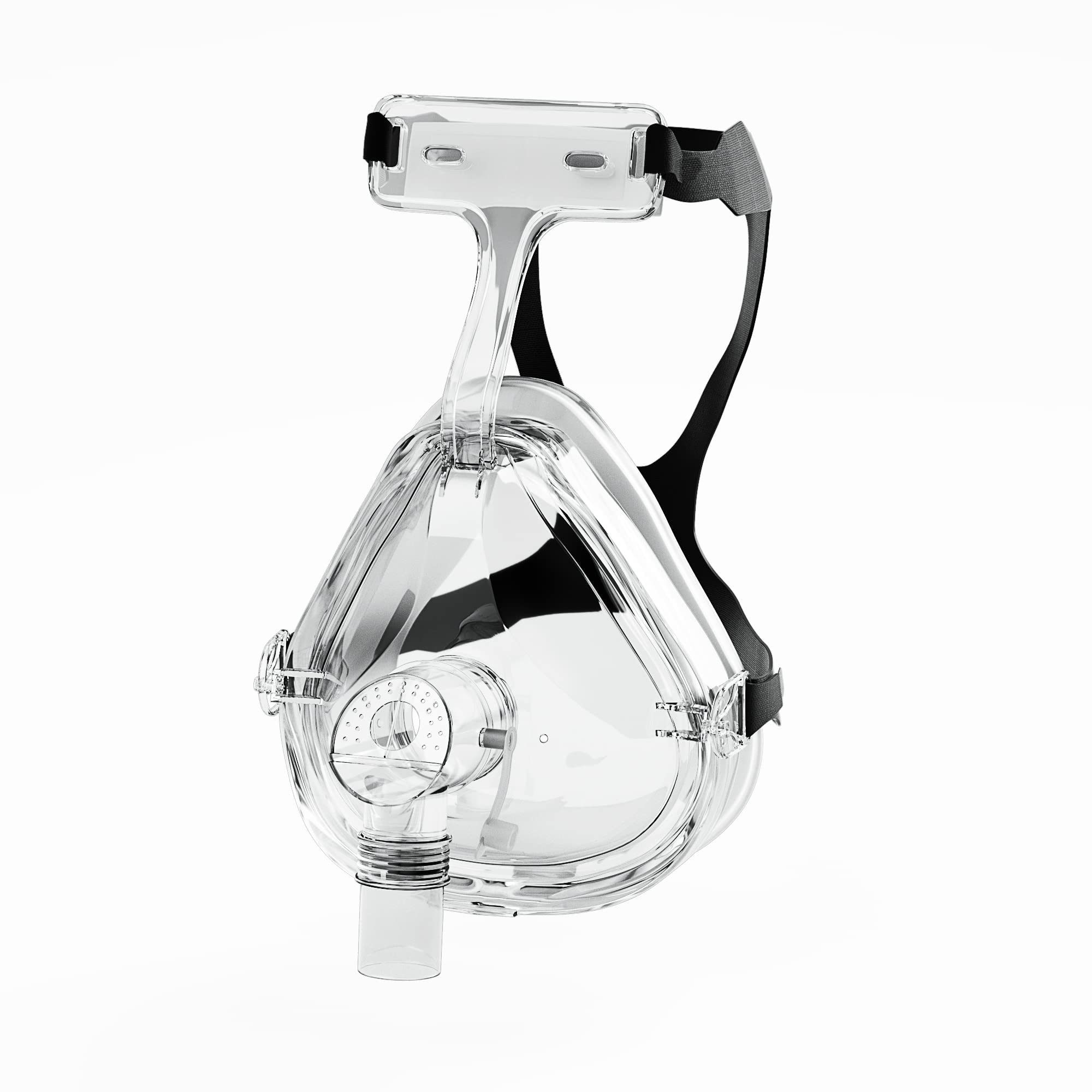 CPAP Masks Full Face (L+),CPAP Replacement Accessories Reusable CPAP Mask for Various CPAP Machines, Includes Headgear,Seal Cushion,Connector Large Plus Full Face Mask for Improved Comfort and Fit