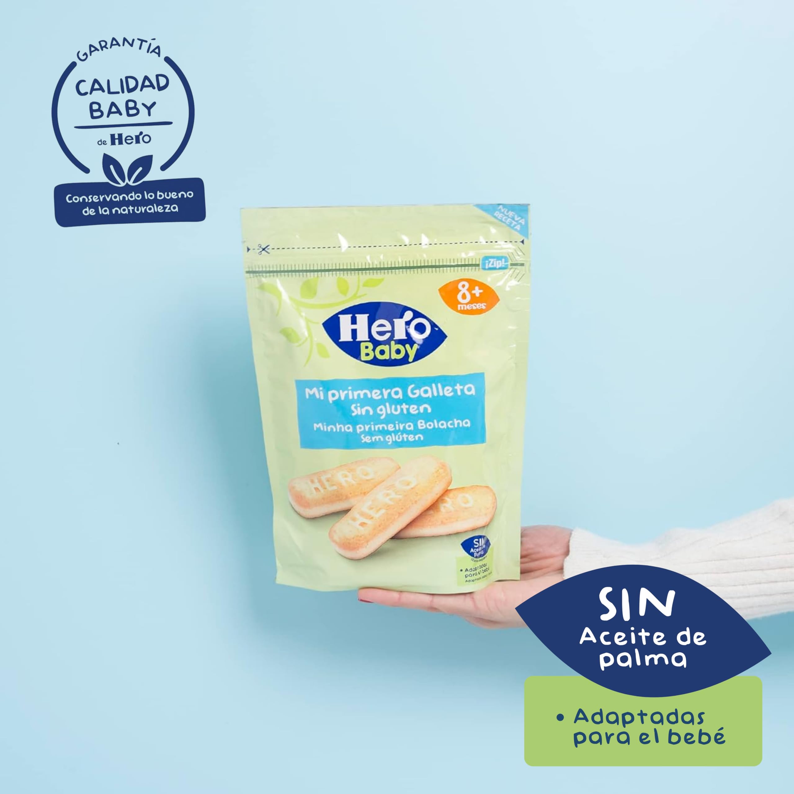 Hero Solo Mi Primera Galleta -Para Bebés a Partir de los 8 Meses - Pack de 6 x 150 g
