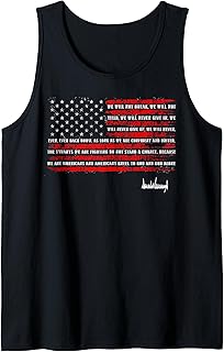 Trump Nation Proclamation Flag Tank Top