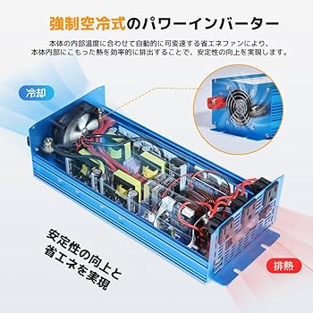 正弦波インバータ DC12V 定格2000W 最大 4000W インバーター 正弦波 4000w」の人気商品一覧 | 安い商品を通販