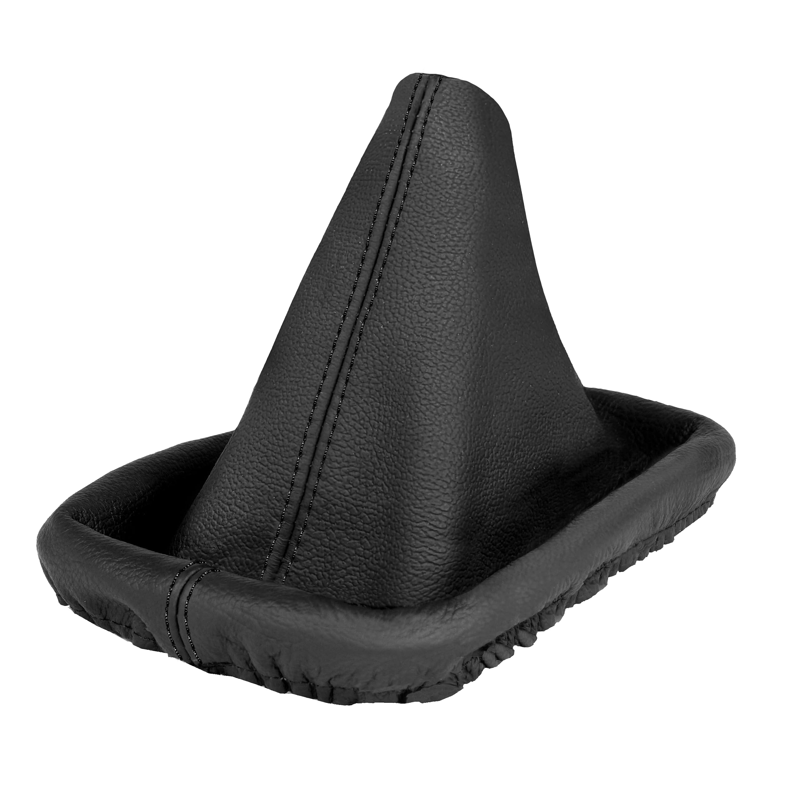 Shift Boot Cover Genuine Leather Compatible with BMW 3 Series e30 e36 e46 5 Series e34 Manual Transmission Black