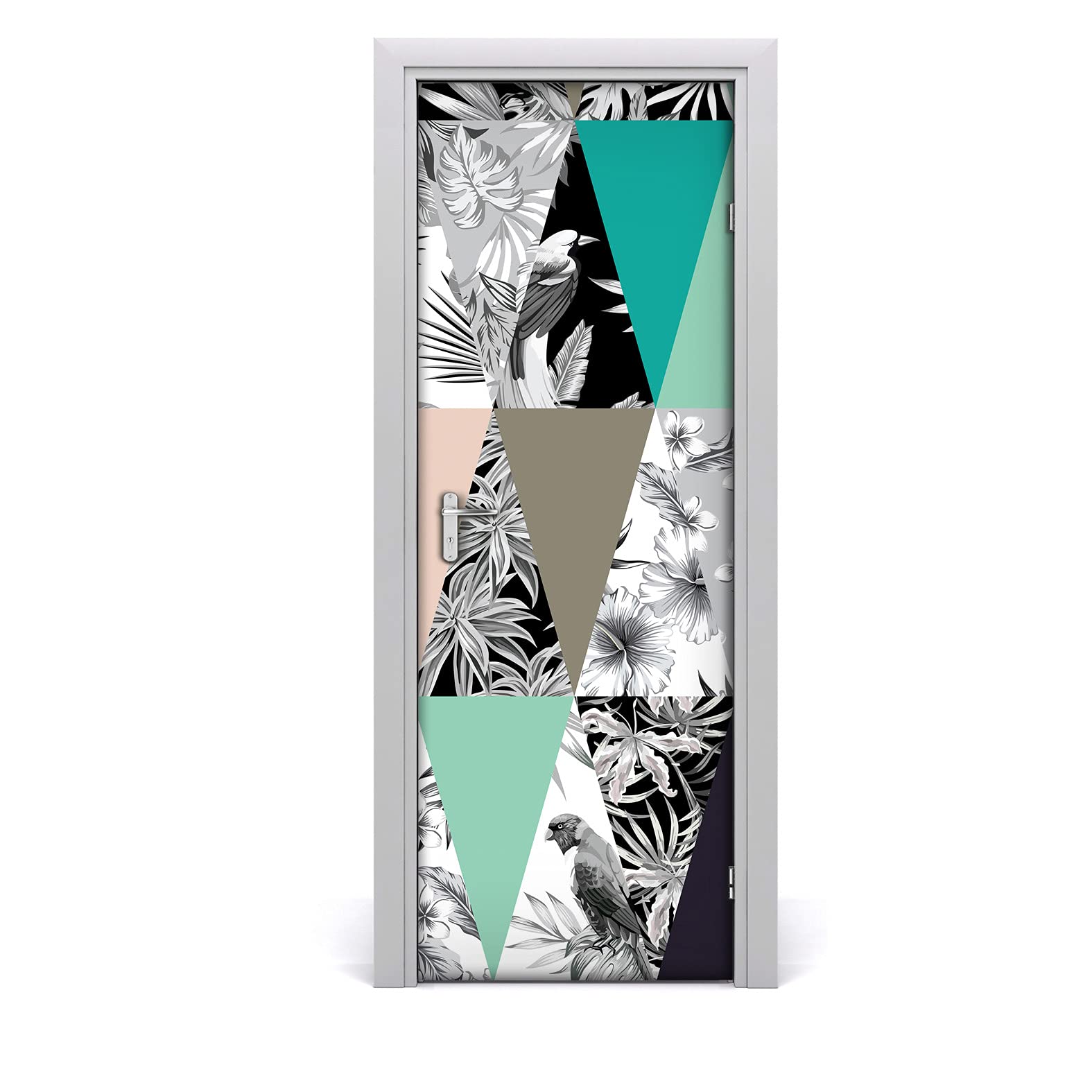 Décoration de porte magique pour salon et chambre : sticker mural Coloray