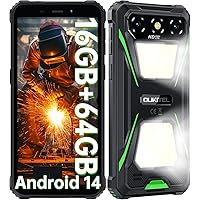 OUKITEL G5 Rugged Smartphone 2026 con 900LM Luce Campeggio - 16(4+12)