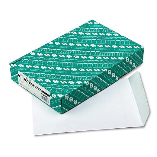 Quality Park® Redi-Seal® Catalog Envelopes, 9" x 12", White, Box of 100
