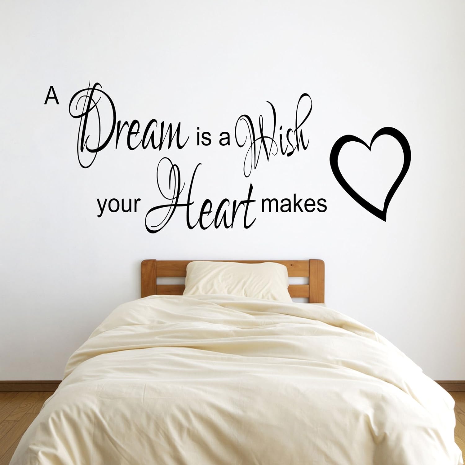 A Dream is a Wish ART wall quote STICKER TRANSFER vinyl