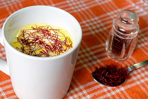 Miniatura 5 de Sophia's Platinum Saffron, Sophia's Platinum Saffron-0.11 oz (paquete de 1) grado A puro azafrán afgano orgánico, sin OMG, añade color, sabor y