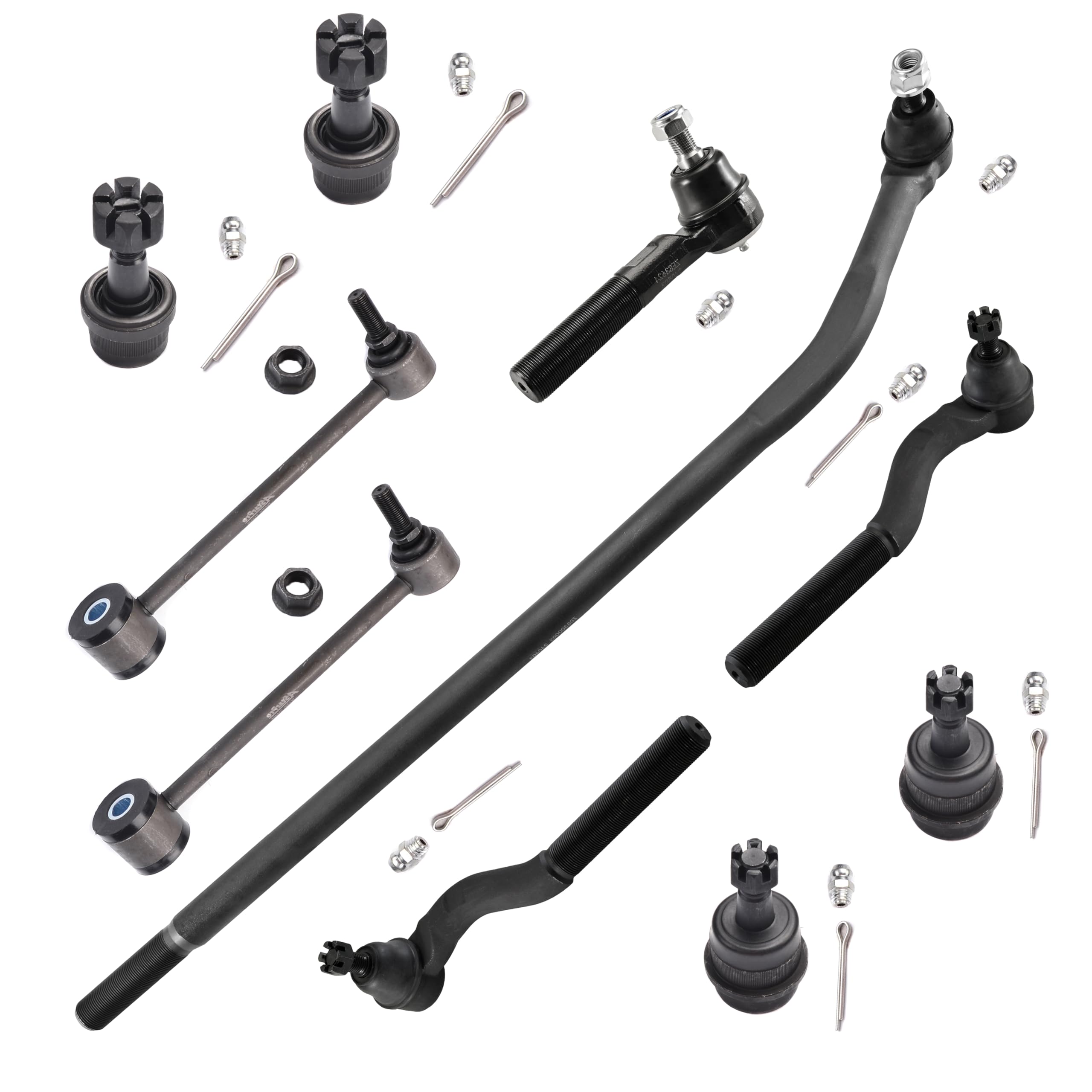 K620635 K620636 Replacement Front Upper Control Arm & Tie Rod Kit For 2010-2012 Ford Fusion/Milan 2.5L/3.0L - Detroit Axle 2012 Detroit Axle Control Arm