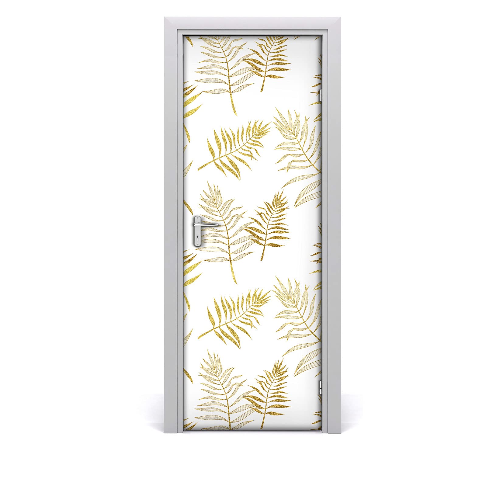 Autocollant de porte étiquette 70x200cm imperméable décoration tropicale