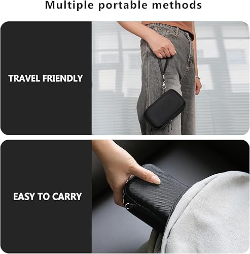 Miniatura 7 de Estuche rígido de transporte para cámara digital Canon PowerShot SX740SX730SX720SX620G7X, bolsa de almacenamiento protectora con bolsillo de malla