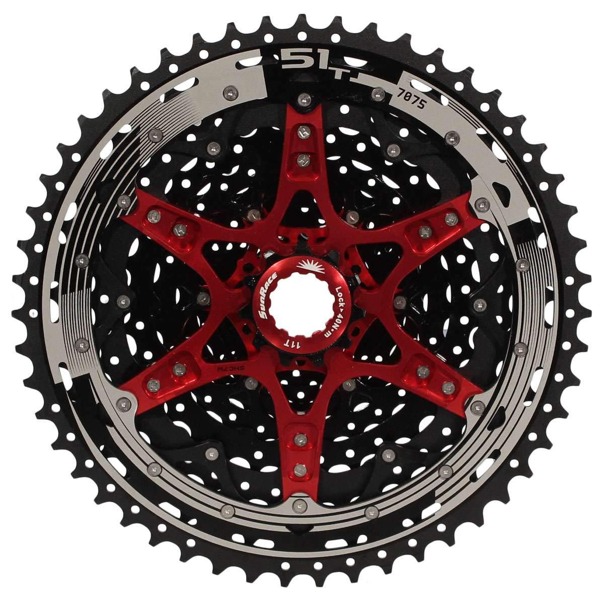 Amazon.com : SunRace CSMZ903 12 Speed Bicycle Cassette - 11-51T