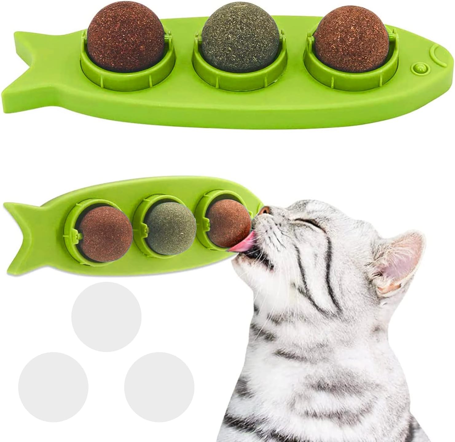 GiGwi Katzenminze-Spielzeug – Nachfüllbar Mit 3 Beuteln, Fördert Verspieltes Verhalten Bei Katzen
