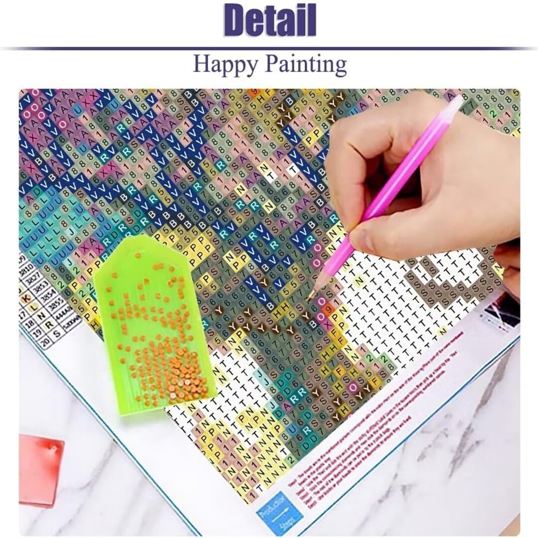 Diamond Painting Angeles, kobiety haftowanie diamentowe duży format malowanie diamentowe dla dorosłych, zestaw artystyczny dla początkujących, diament kryształ ścieg krzyżowy, sztuka malarska,