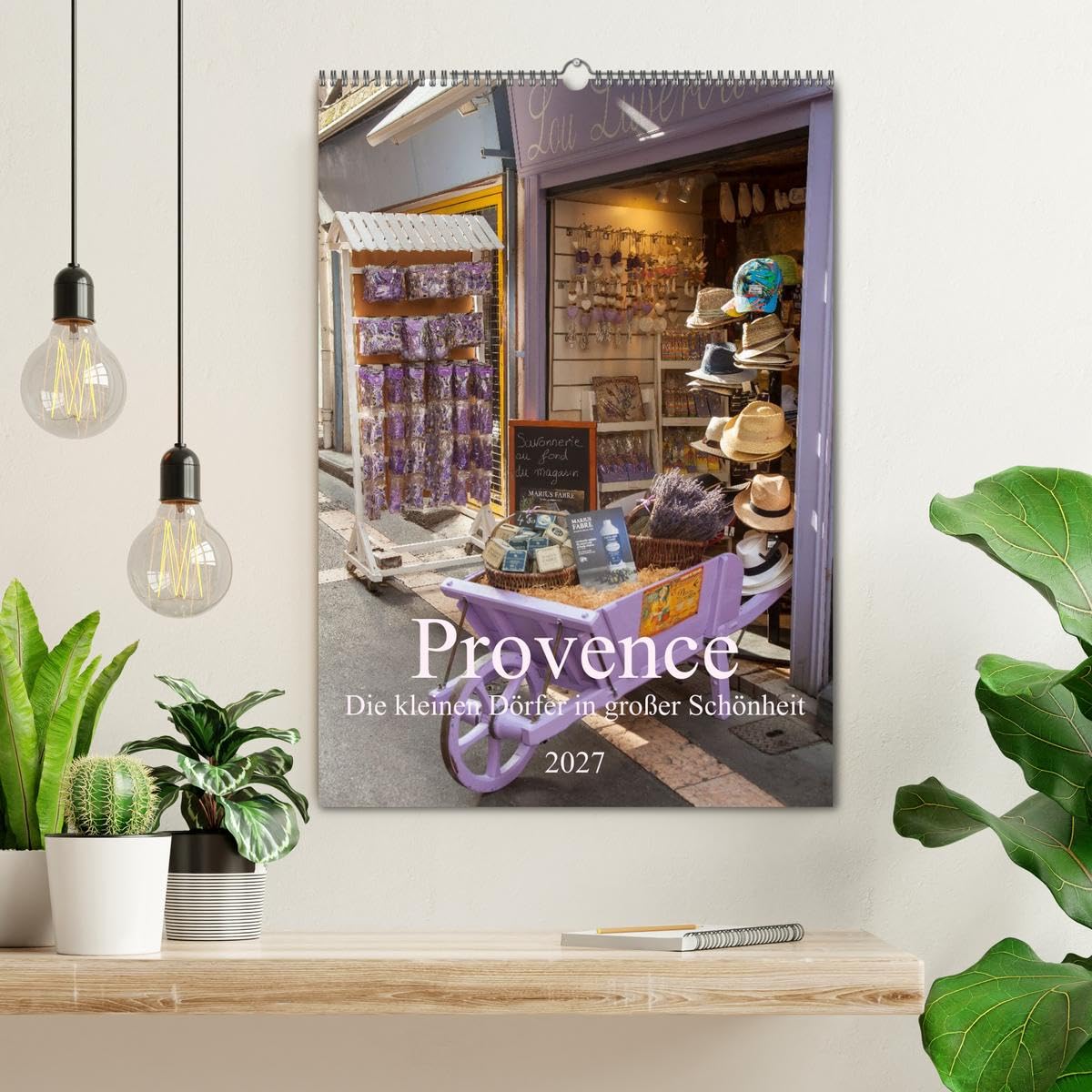 Provence – Die kleinen Dörfer in großer Schönheit (Wandkalender 2027 DIN A2 hoch), CALVENDO Monatskalender: Zwischen Lavendelfeldern, Olivenhainen und ... Charme unter südlicher Sonne. (CALVENDO Orte)