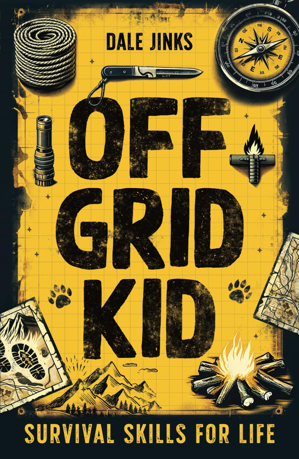 Off Grid Kid: Survival Skills For Life: An Interactive Outdoor Survival Guide For Kids on Making Fire, Building Shelters, Foraging Wild Food and Improving Mindset