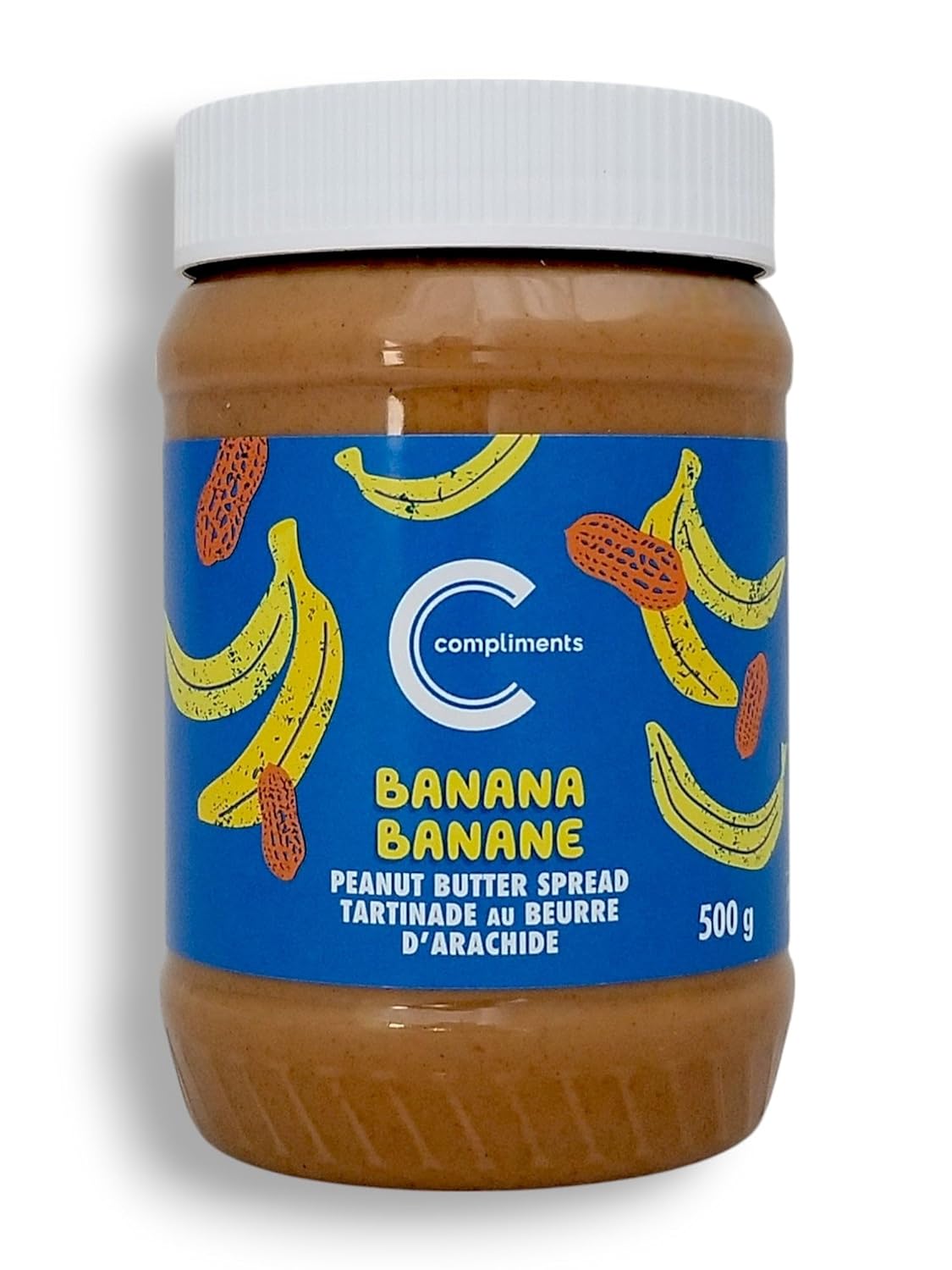 Compliments Banana Peanut Butter Spread, 500g/17.6 oz