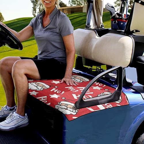 Miniatura 3 de Fundas de asiento de Navidad HoHo para carrito de golf, manta universal para carrito de golf, accesorios de tela súper duradera y suave