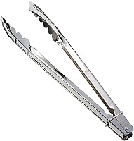 GoodCook Everyday 11.5-Inch Stainless Steel Tongs - Locking Kitchen & Grill Tongs for Cooking, Serving & Heat-Resistant Use