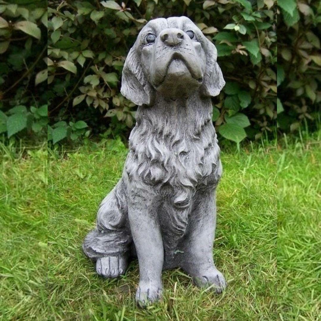 Osn Golden Life-Size Retriever Dog Garden Statue