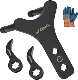 Lower Control Arm Prying Tool with Dual Wrench Adapters